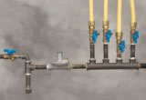 Propane system parts, valves, lines and pipe